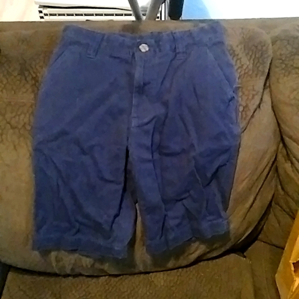Boys black jean shorts